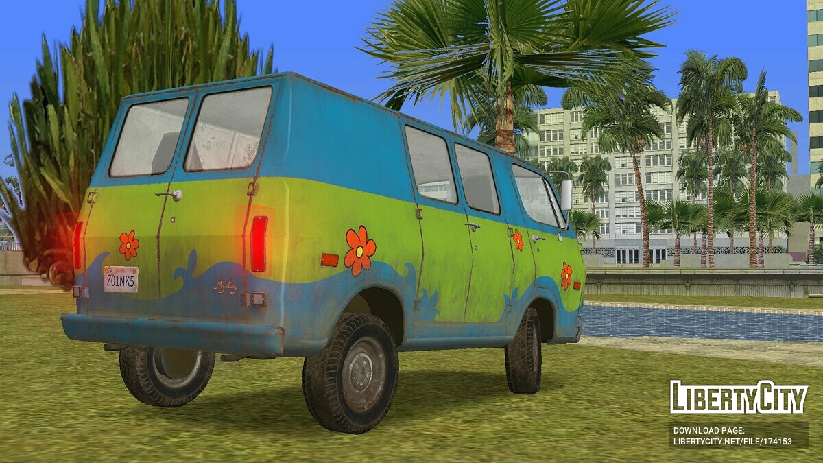 Скачать Scooby Doo Mystery Machine для GTA Vice City