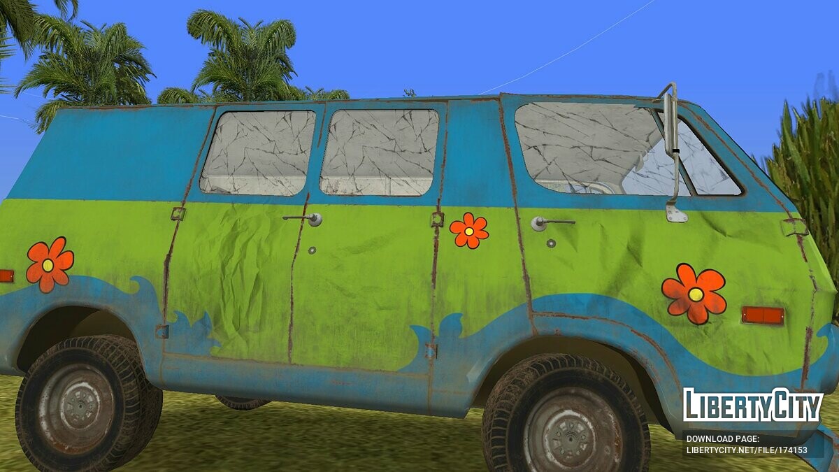 Скачать Scooby Doo Mystery Machine для GTA Vice City