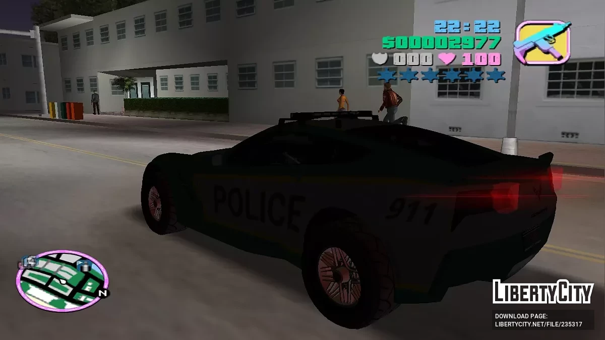 Chevrolet Corvette Grand Sport Интерсептор (VCPD) / GTA Vice City