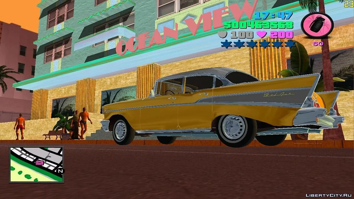Квадратный радар и новое меню / GTA Vice City