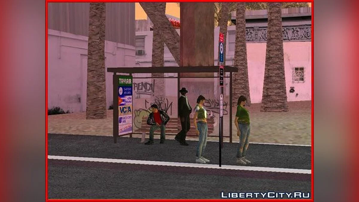 Bus Halt v.2.0 / GTA Vice City
