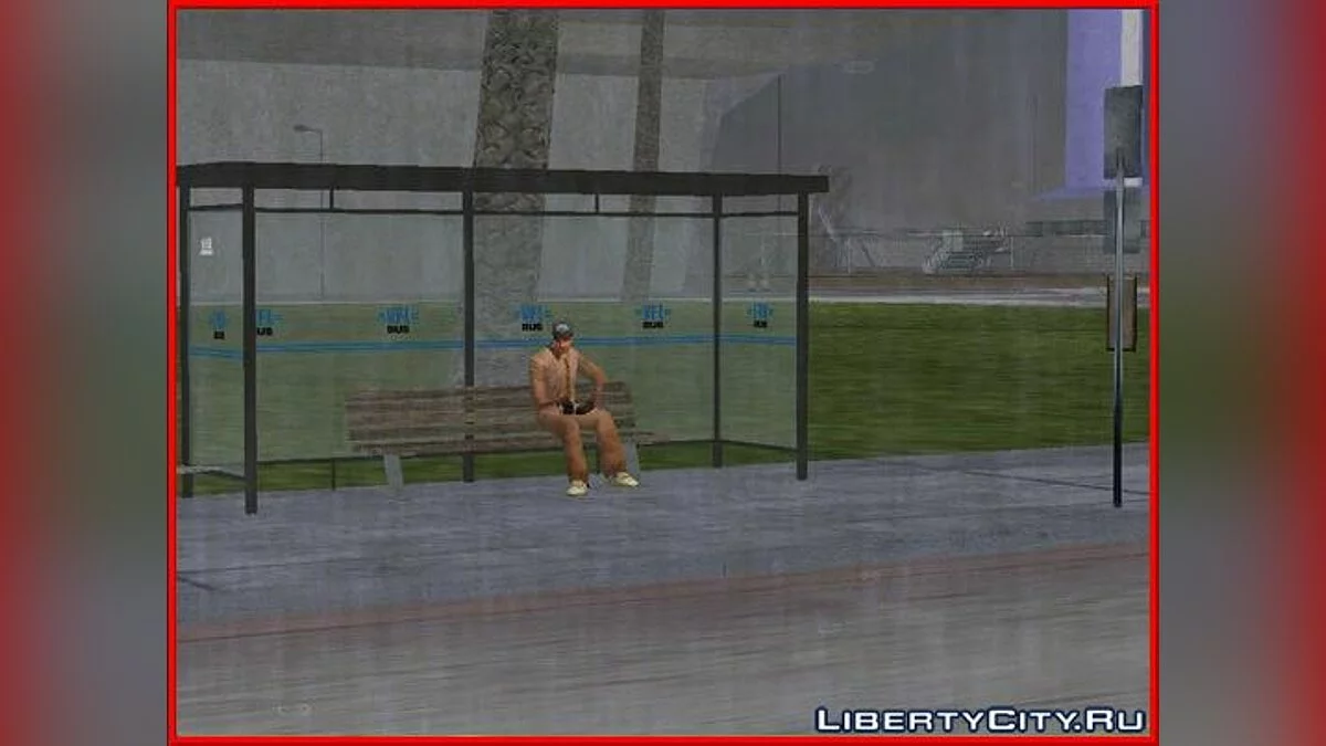 Bus Halt v.2.0 / GTA Vice City