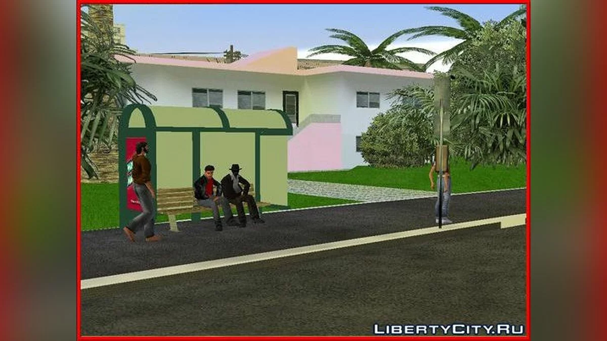 Bus Halt v.2.0 / GTA Vice City