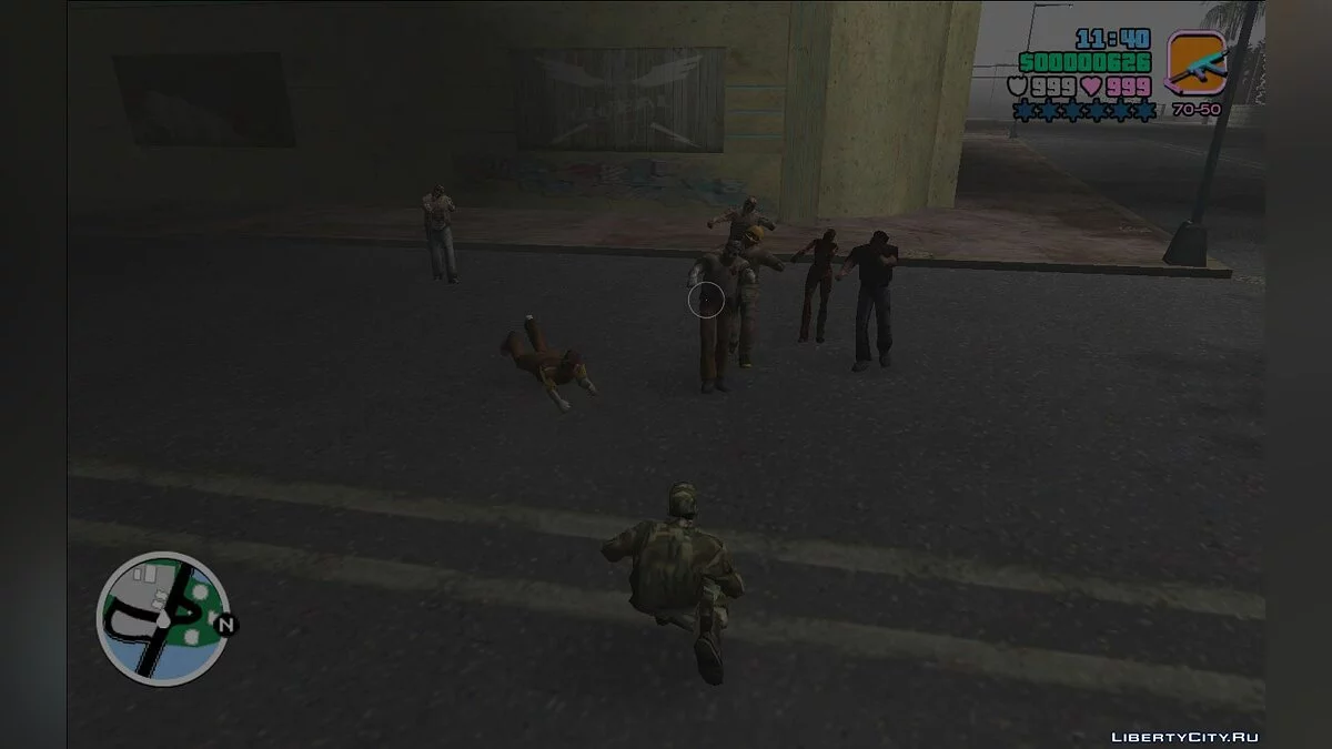 Zombie Animation for GTA Long Night / GTA Vice City