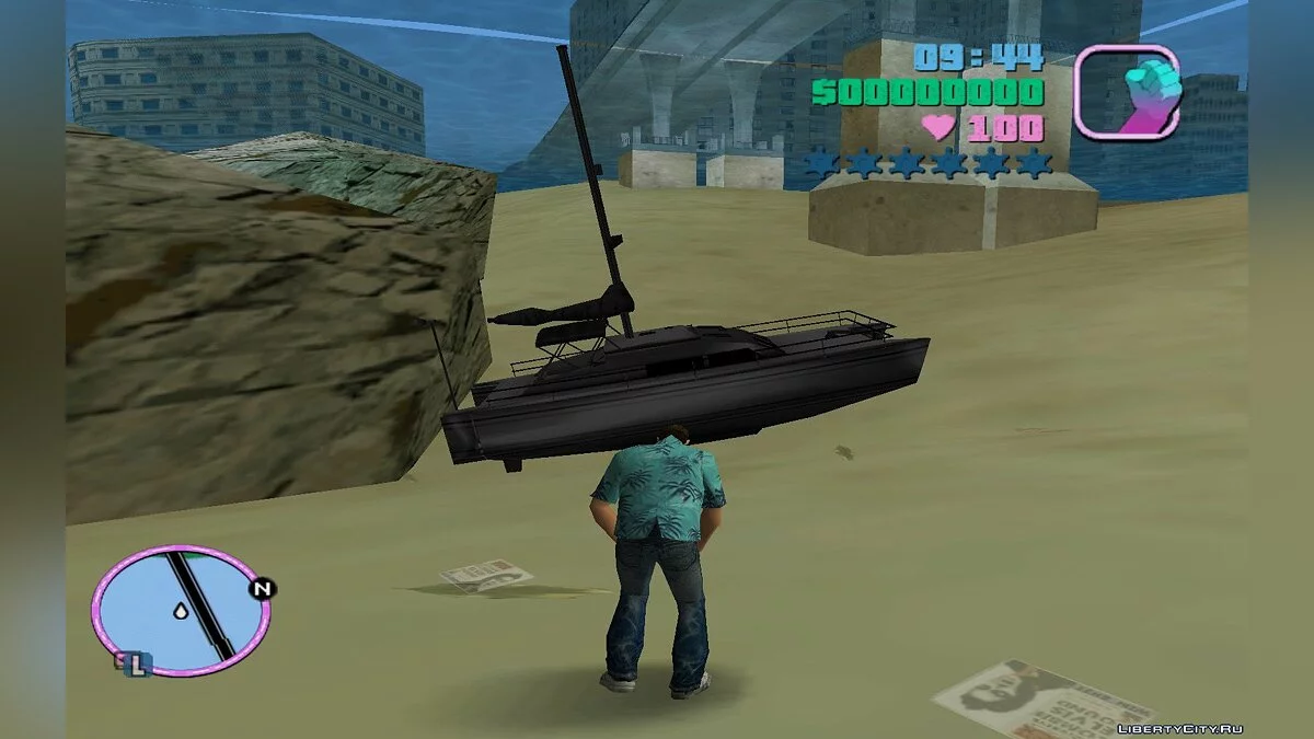 Ходить по дну / GTA Vice City