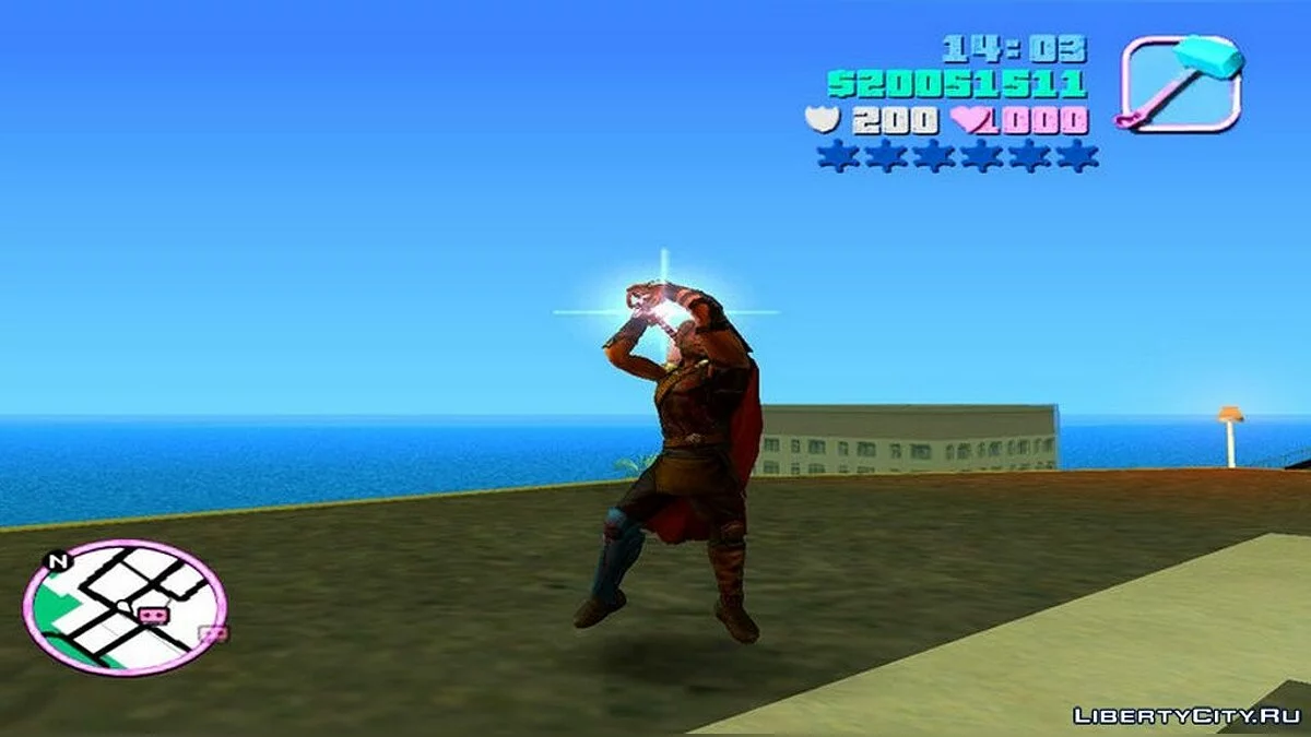 Тор скин + скрипт / GTA Vice City