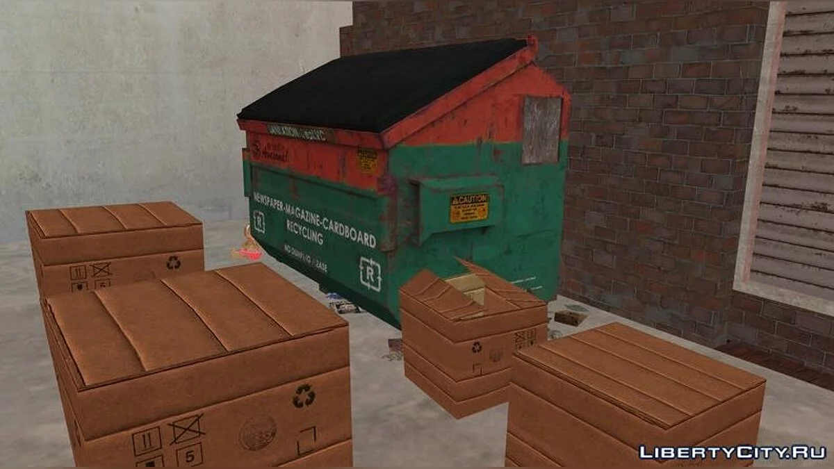 Мусорный контейнер / GTA Vice City