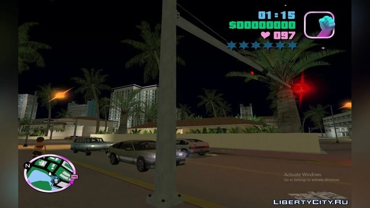 Новые столбы в HD / GTA Vice City