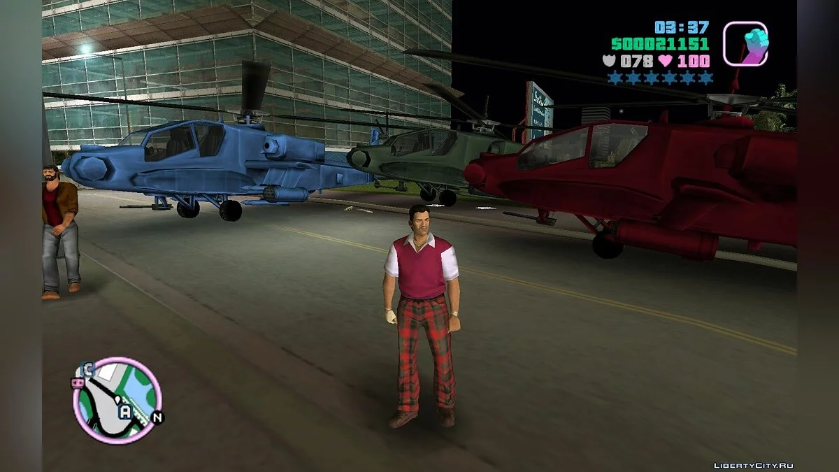 Новые цвета для одноцветных транспортных средств / GTA Vice City