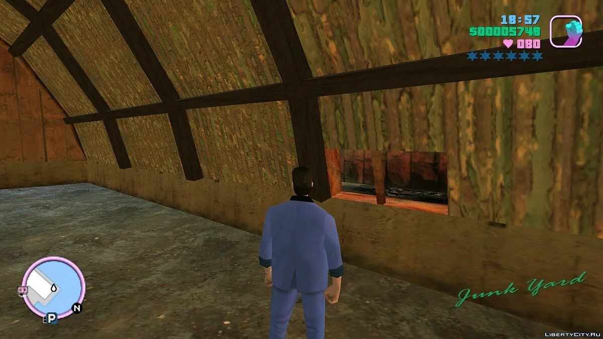Фикс окна амбара / GTA Vice City