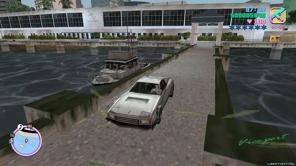 Открытая пристань полковника Кортеза / GTA Vice City