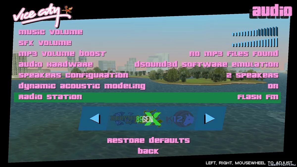 Radio Stations from Saints Row 2 / GTA Vice City