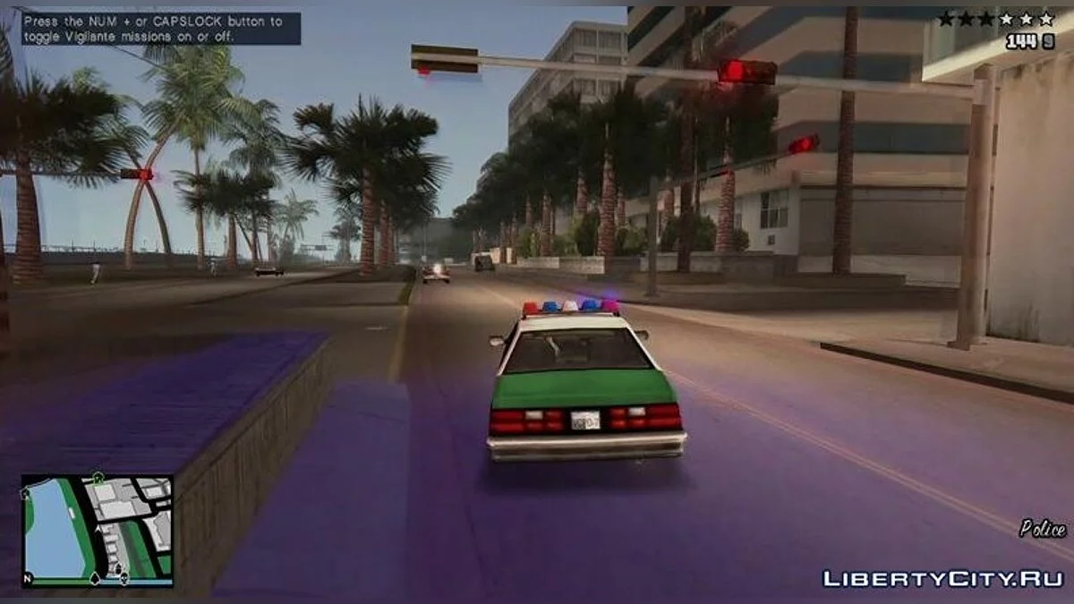 Худ в стиле GTA 5 для Vice City v3.0 / GTA Vice City