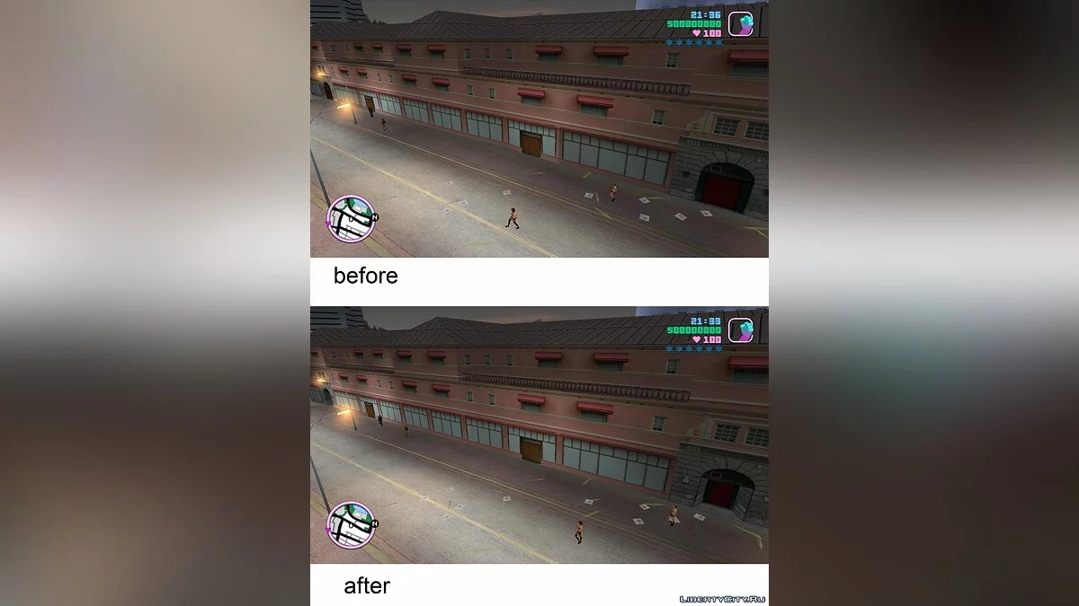 Проработанные входы \"Отеля Харрисона\" / GTA Vice City
