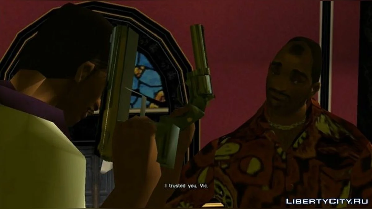 Исправление анимации лица Виктора Вэнса в кат-сценах / GTA Vice City