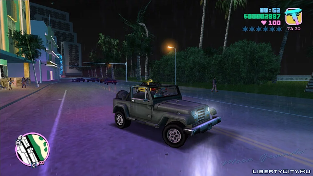 Колёса Vice City в стилистике San Andreas / GTA Vice City