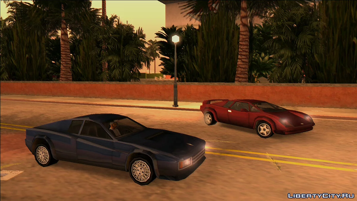 Колёса Vice City в стилистике San Andreas / GTA Vice City