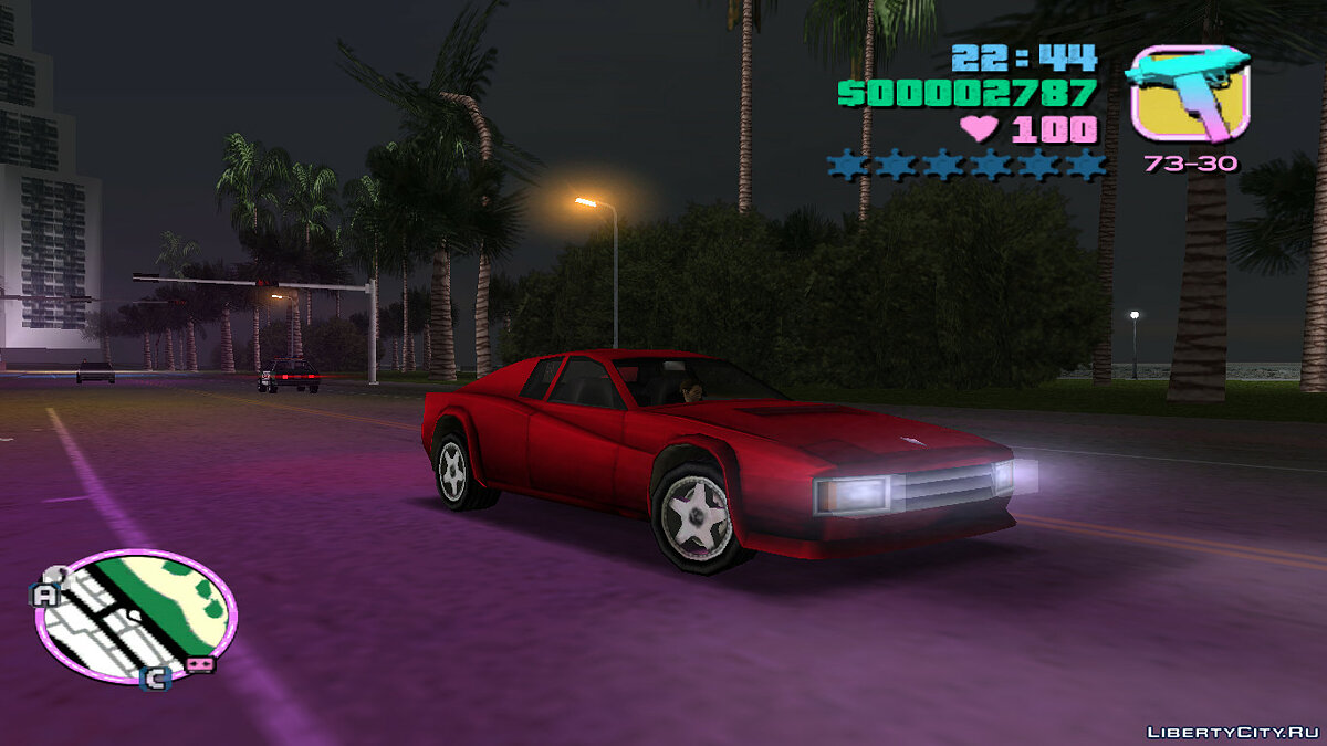 Скачать Колёса Vice City в стилистике San Andreas для GTA Vice City