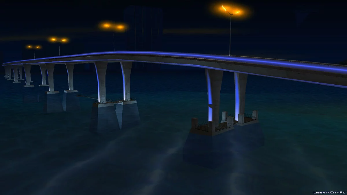 Неоновые огни + исправление (из Vice City Stories) / GTA Vice City