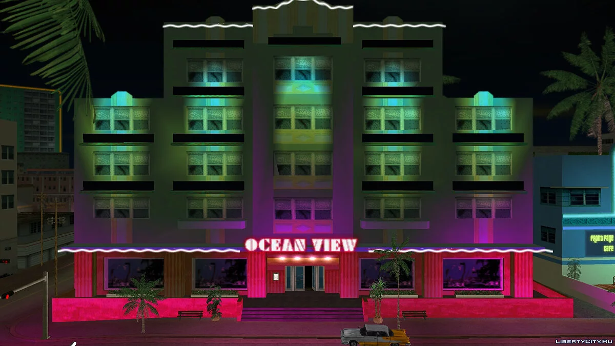 Неоновые огни + исправление (из Vice City Stories) / GTA Vice City