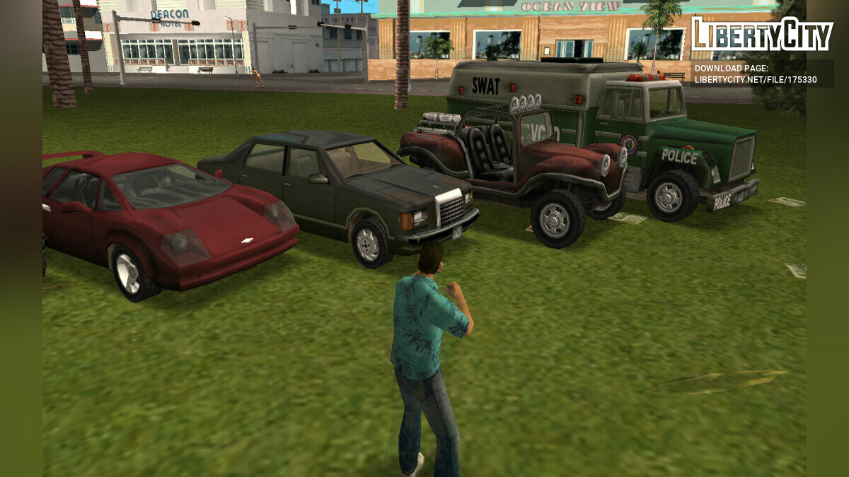 Wheels from other parts of GTA and Manhunt (GTA 3/VC) for GTA Vice City - Картинка #4
