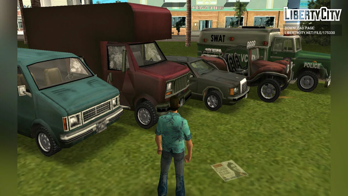Колёса из других частей GTA и Manhunt (GTA 3/VC) / GTA Vice City