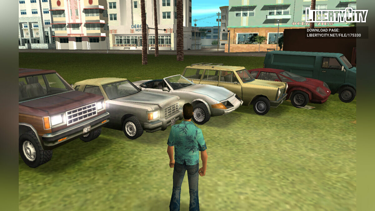 Wheels from other parts of GTA and Manhunt (GTA 3/VC) for GTA Vice City - Картинка #12