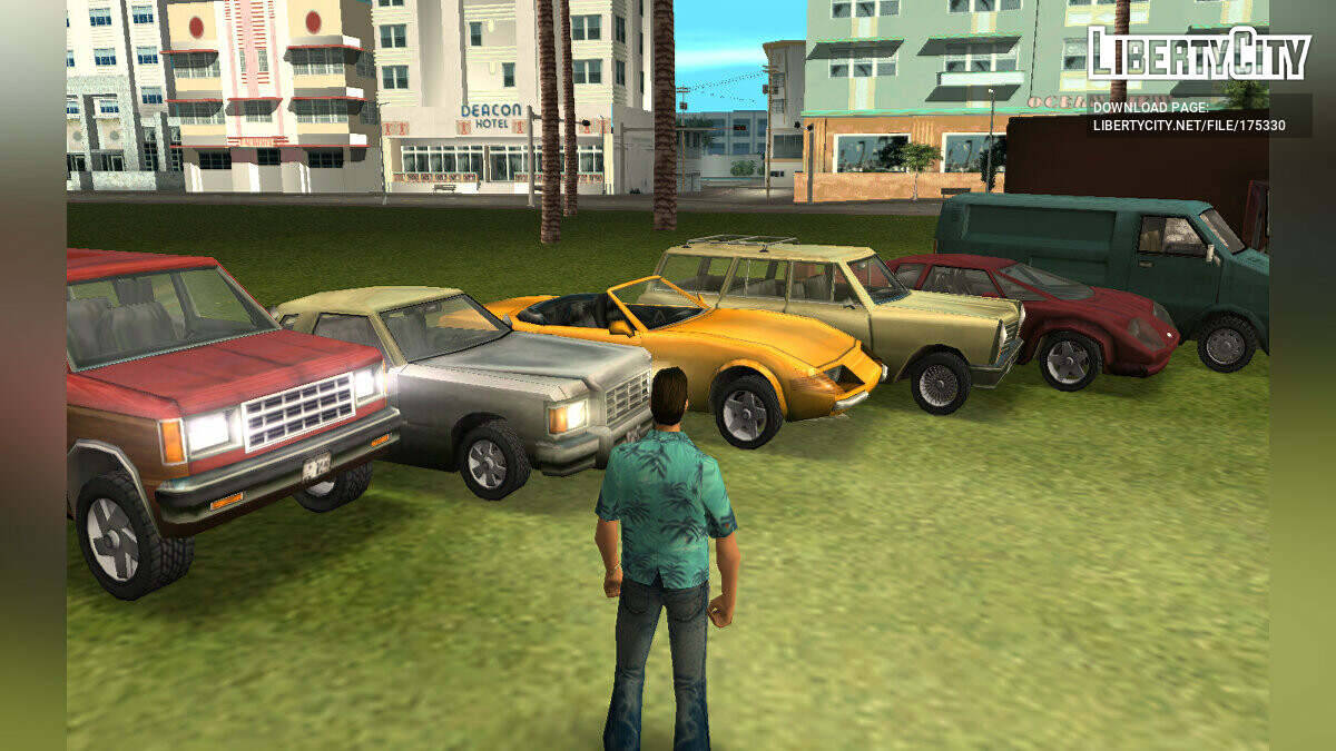 Wheels from other parts of GTA and Manhunt (GTA 3/VC) for GTA Vice City - Картинка #18