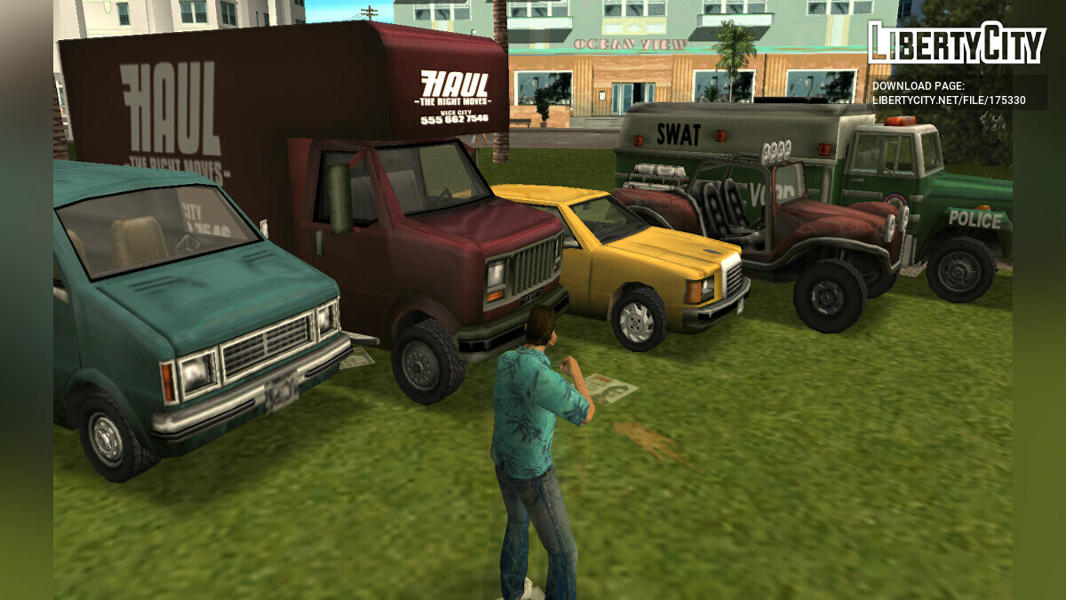 Wheels from other parts of GTA and Manhunt (GTA 3/VC) for GTA Vice City - Картинка #16