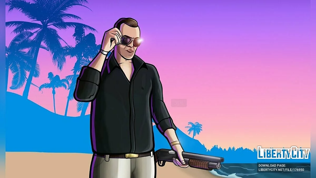 Загрузочные экраны и иконки Shine o` Vice / GTA Vice City