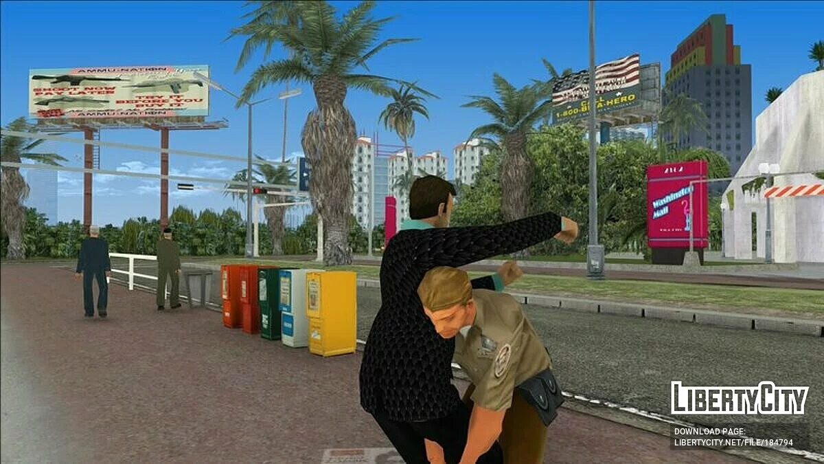 Уменьшение урона при ближнем бое / GTA Vice City