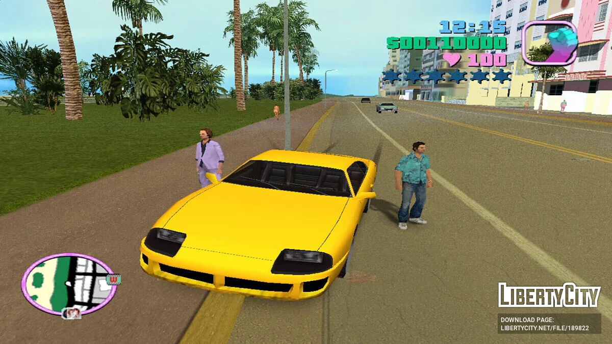 Режим на 2 игрока / GTA Vice City