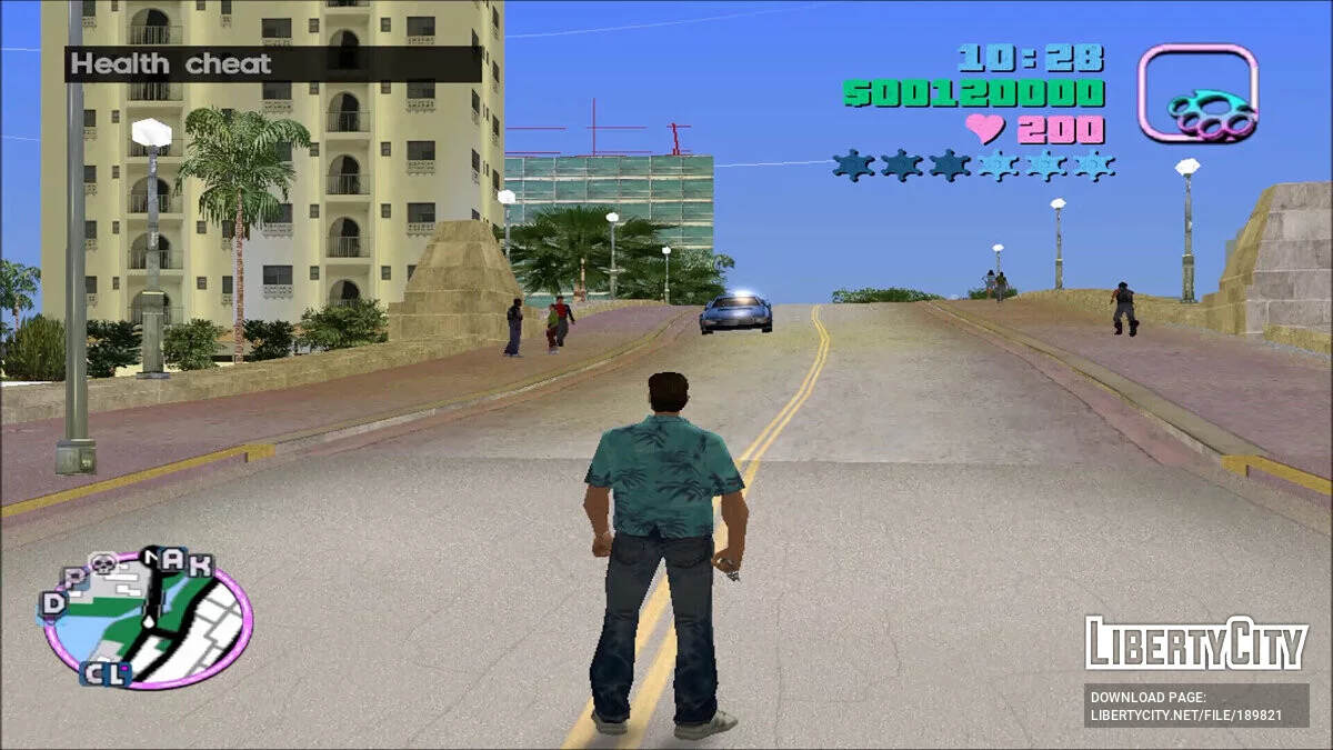 200 единиц здоровья для Томми Версетти / GTA Vice City