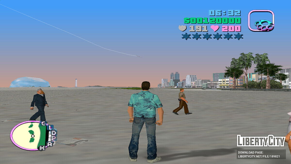 Скачать 200 единиц здоровья для Томми Версетти для GTA Vice City