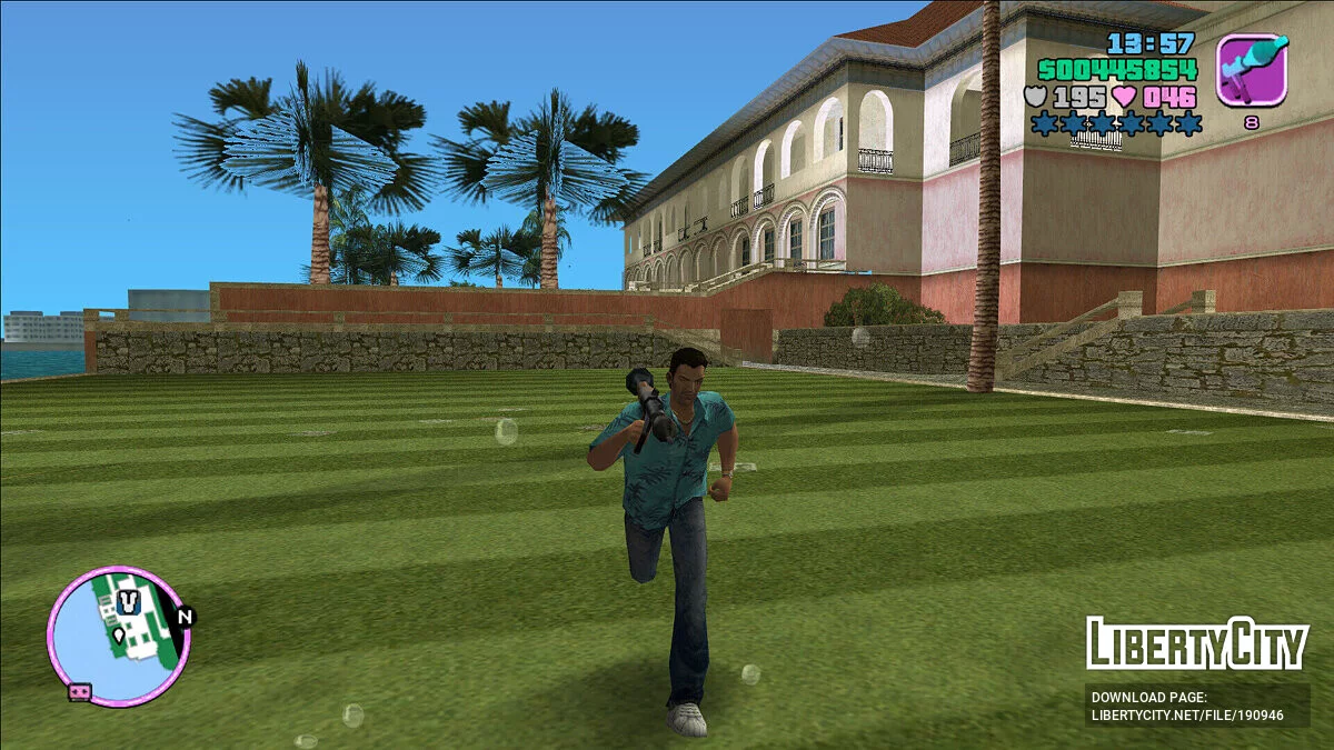 Анимации из VCS/LCS + спринт с оружием / GTA Vice City