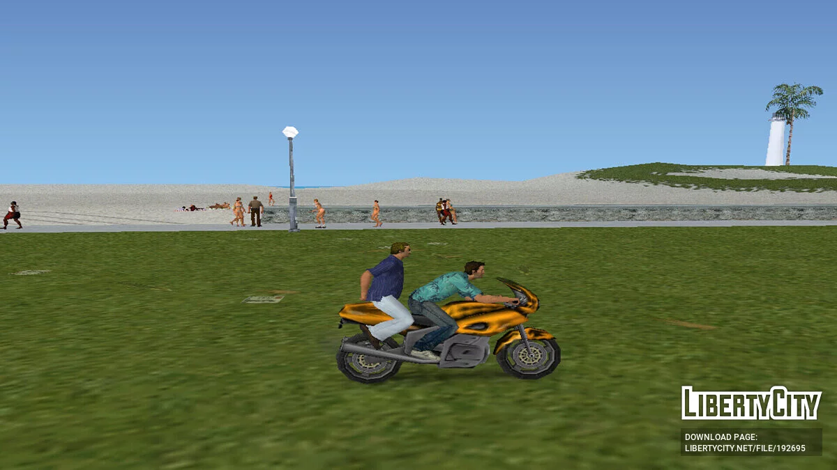 Охранник для Томми на мотоцикле / GTA Vice City