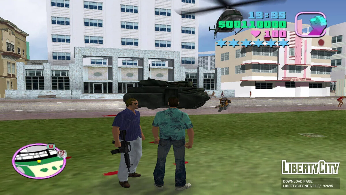 Охранник для Томми на мотоцикле / GTA Vice City