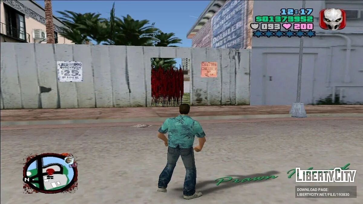 Миссии в стиле игры Splatterhouse / GTA Vice City