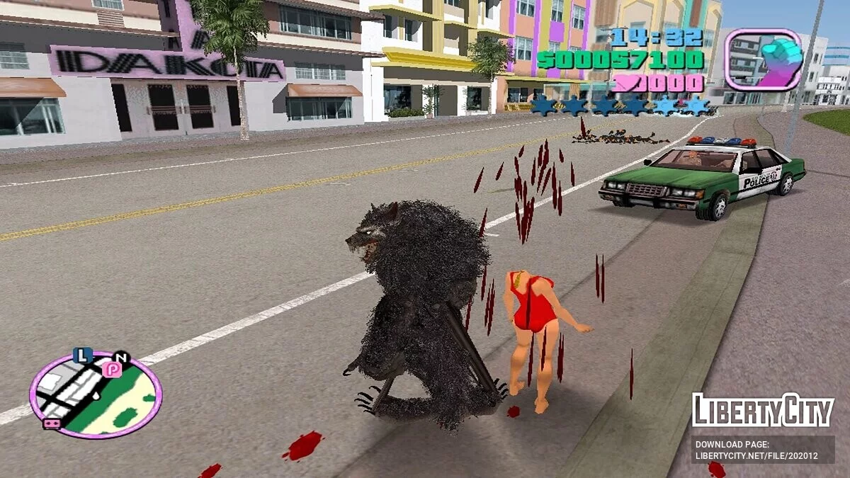 Супергерой Ликантропия / GTA Vice City