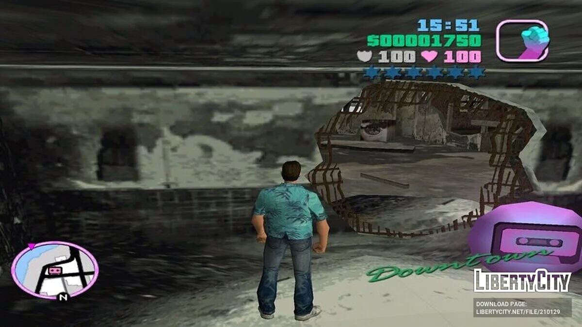 Новый интерьер Skumole Shack / GTA Vice City