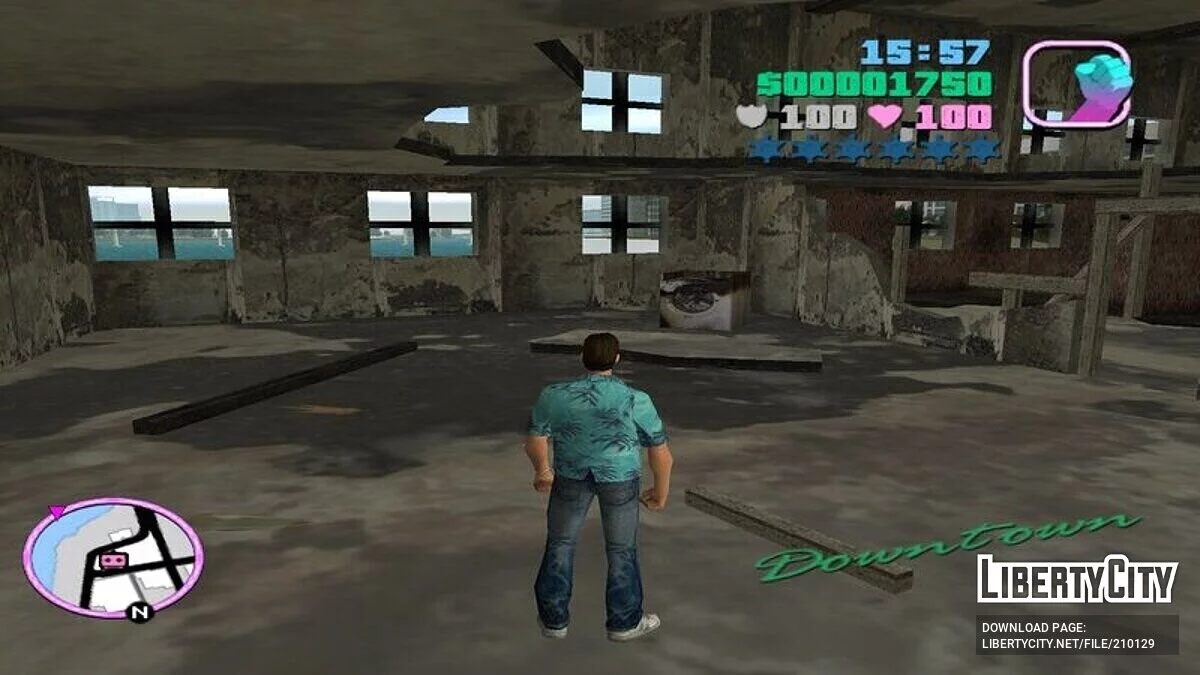 Новый интерьер Skumole Shack / GTA Vice City