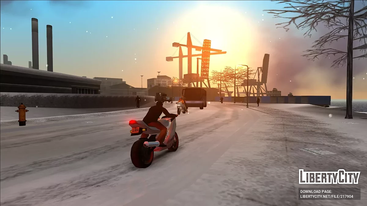 Зимний Либерти-Сити для RE: LCS / GTA Vice City