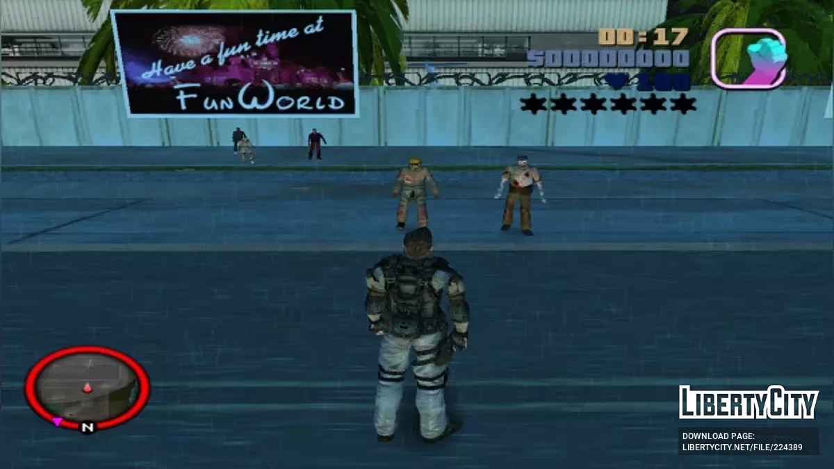 GTA Long Night Zombies Apocalypse / GTA Vice City