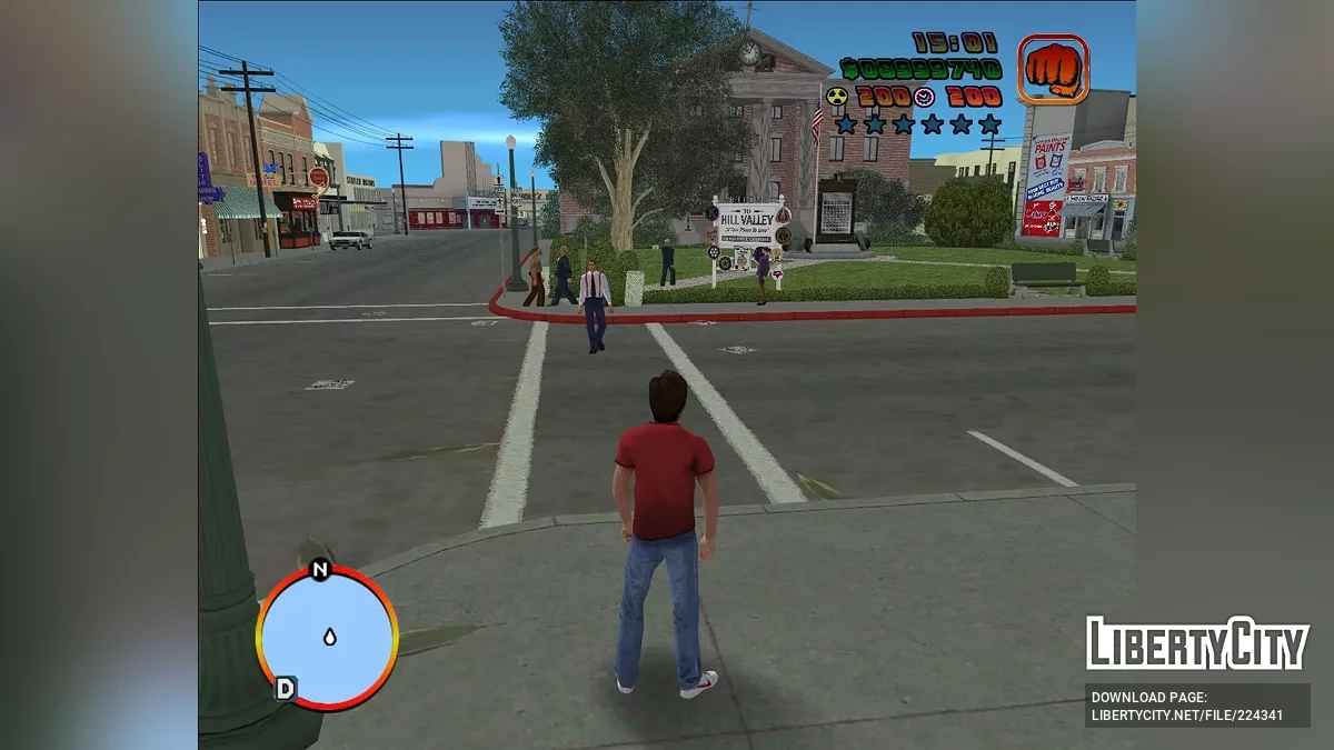 Трафик для мода GTA Vice City: Back To The Future 0.2F R2 / GTA Vice City