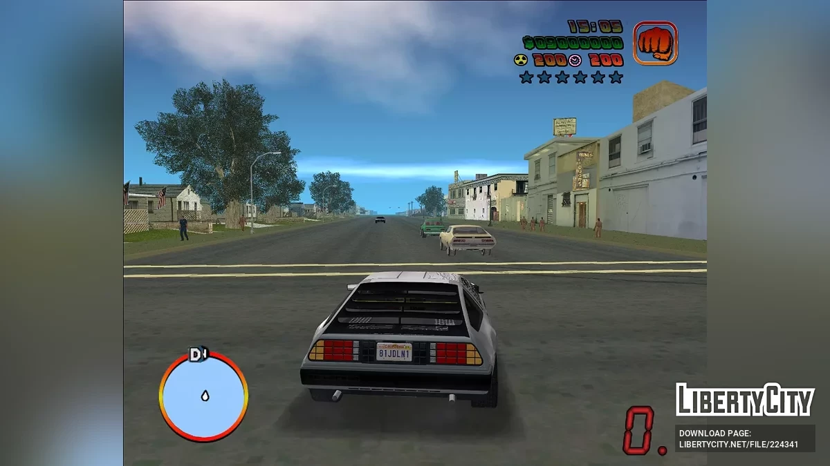 Трафик для мода GTA Vice City: Back To The Future 0.2F R2 / GTA Vice City