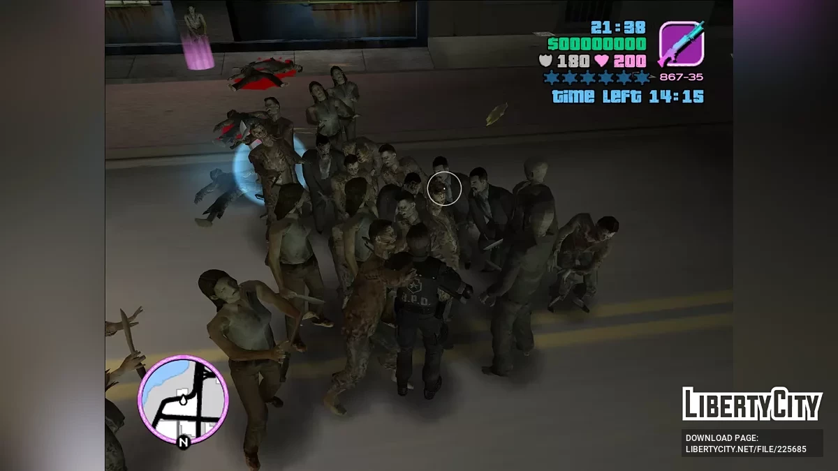 Outbreak alpha - Zombies Apocalypse v0.1 / GTA Vice City