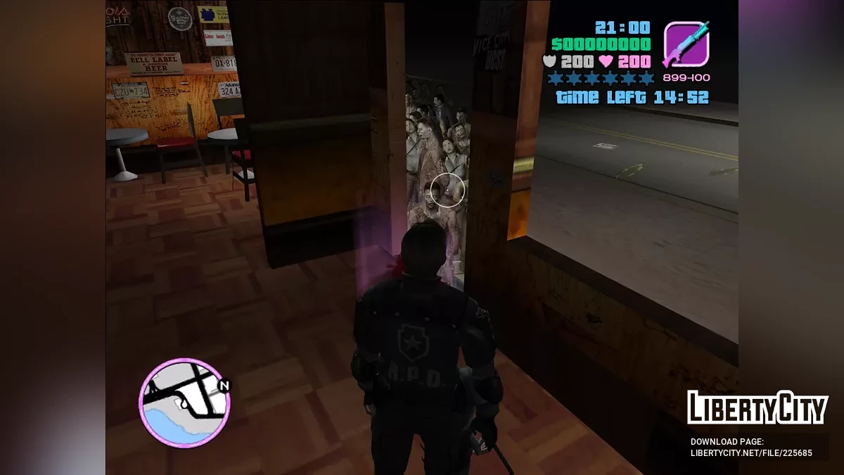 Outbreak alpha - Zombies Apocalypse v0.1 / GTA Vice City