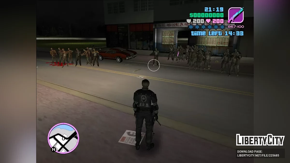 Outbreak alpha - Zombies Apocalypse v0.1 / GTA Vice City