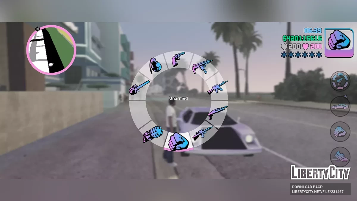 HD колеса из GTA V для GTA III и Vice City. / GTA Vice City