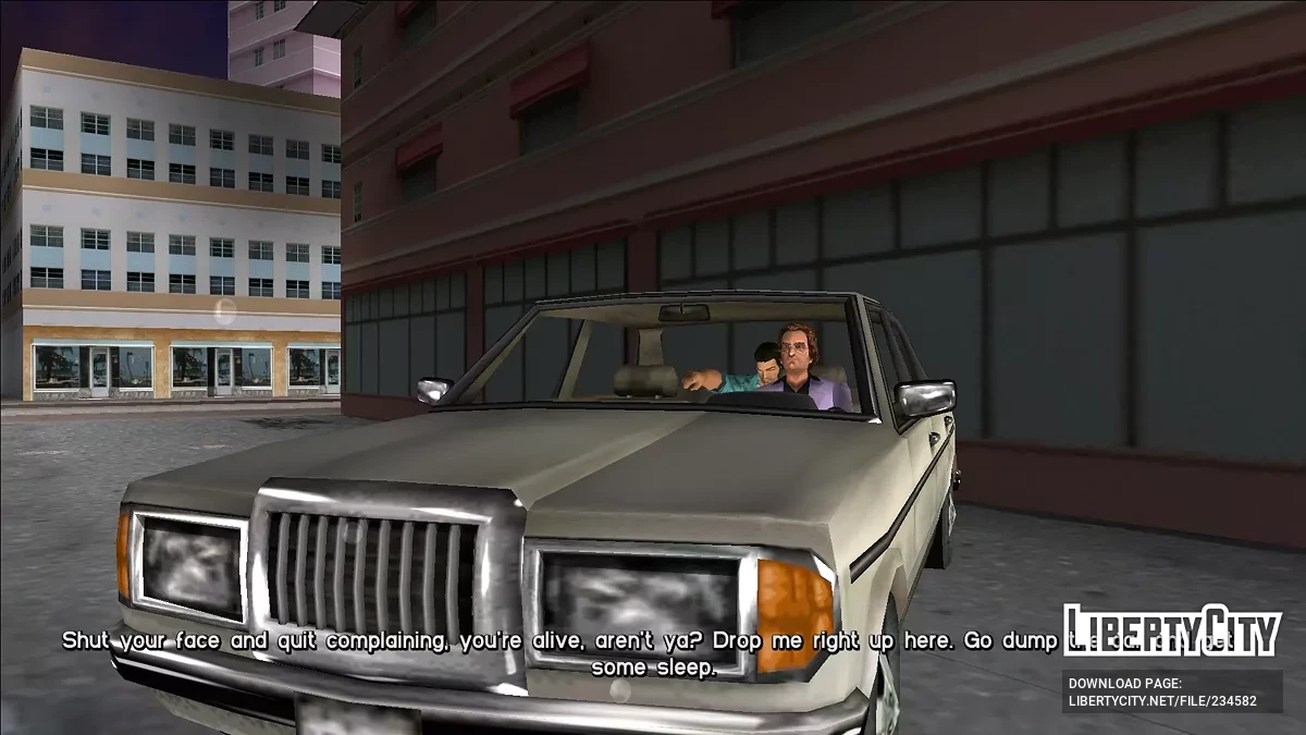 Восстановленная неиспользуемая вступительная катсцена / GTA Vice City